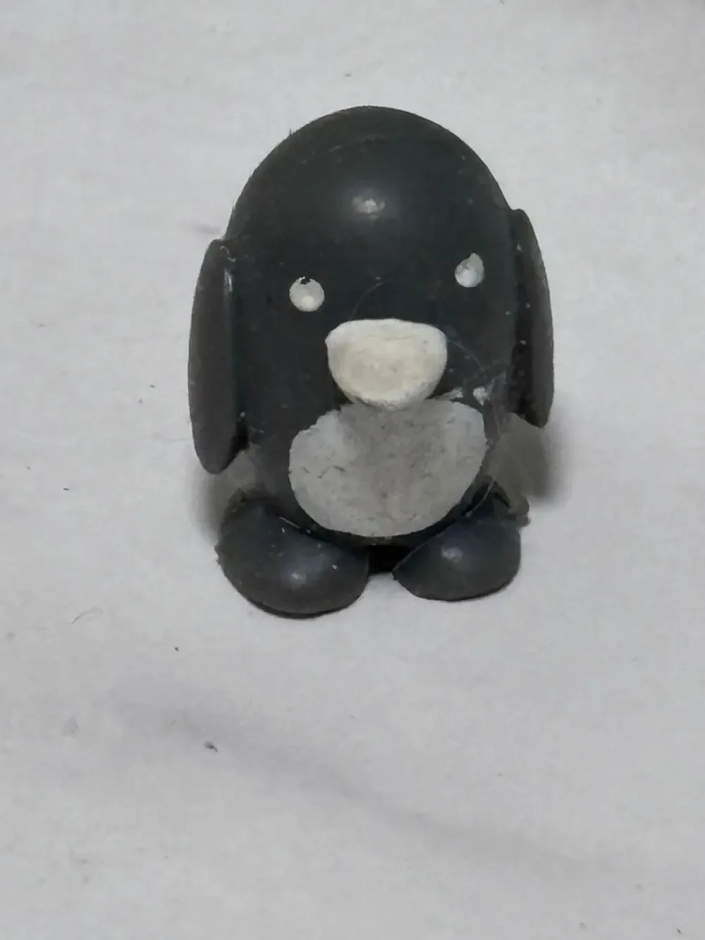 Sqwishland.com Sqwenguin Penguin Black Micro Rubber Figure Pet